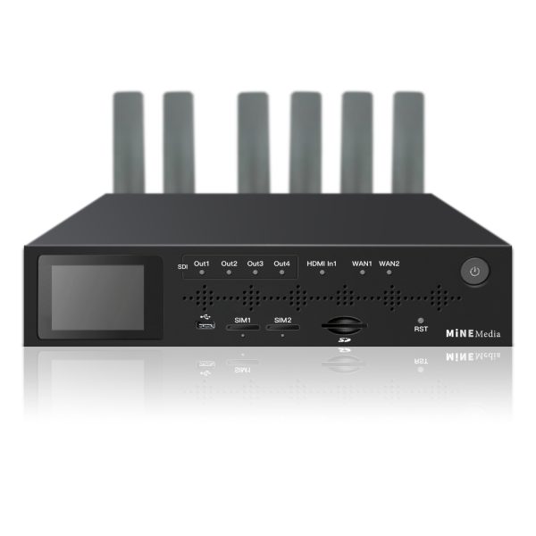 MiNE Media A321S 4CH SDI Dual 5G Cellular Bonding Decoder - Image 1