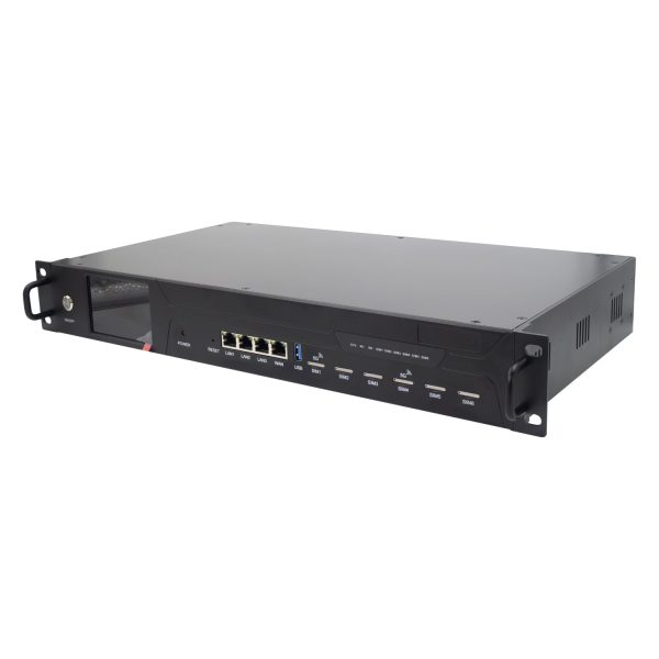 MiNE Media C6 - 5G 4G 1U Rack Network Bonding Router - Image 1